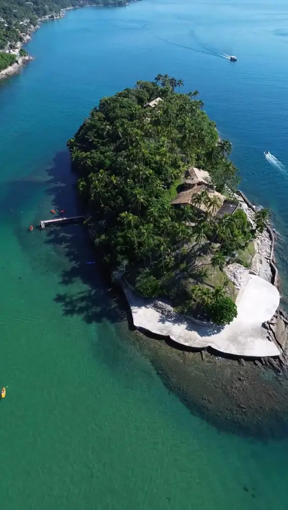 Vista aérea da Ilha das Cabras