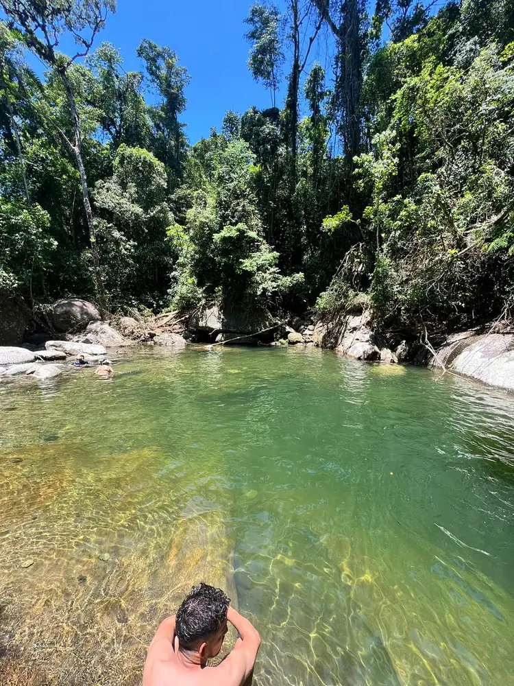 Piscina natural na mata